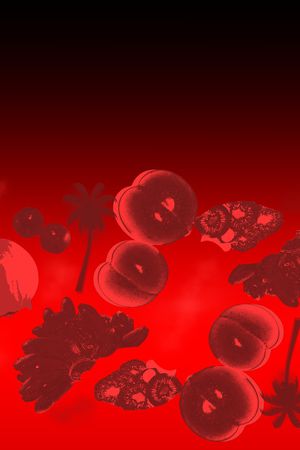 水果印花华亿平台图片