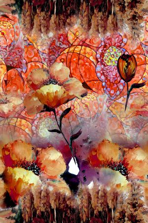 定位花印花华亿平台图片