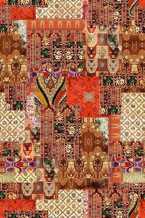 复古印花华亿平台图片