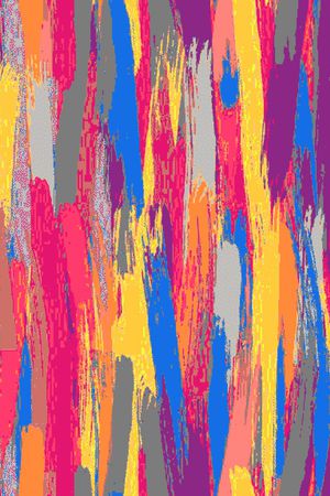 笔触印花华亿平台图片