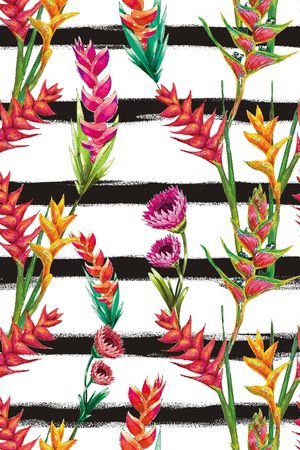 抽象花卉印花华亿平台图片