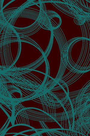 线条画印花华亿平台图片