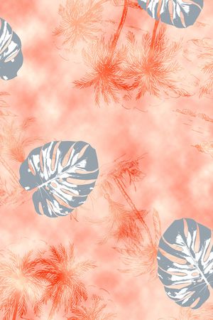 绿植树叶印花华亿平台图片