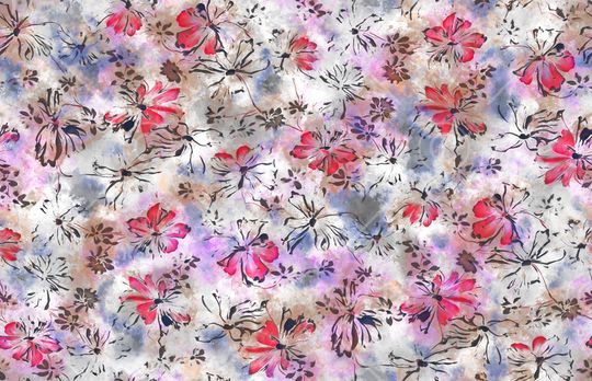 水彩印花华亿平台图片