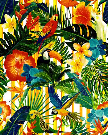 鸟印花华亿平台图片