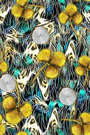 复古印花华亿平台图片