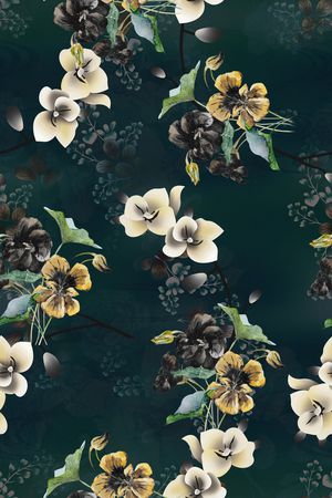 复古印花华亿平台图片