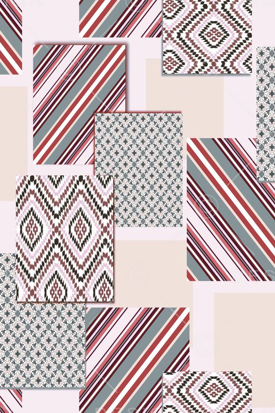 几何印花华亿平台图片