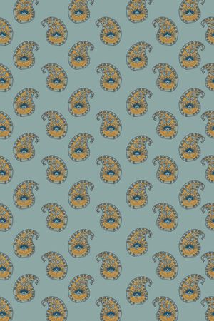 复古印花华亿平台图片