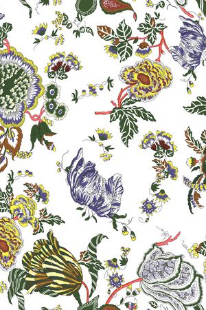 复古印花华亿平台图片