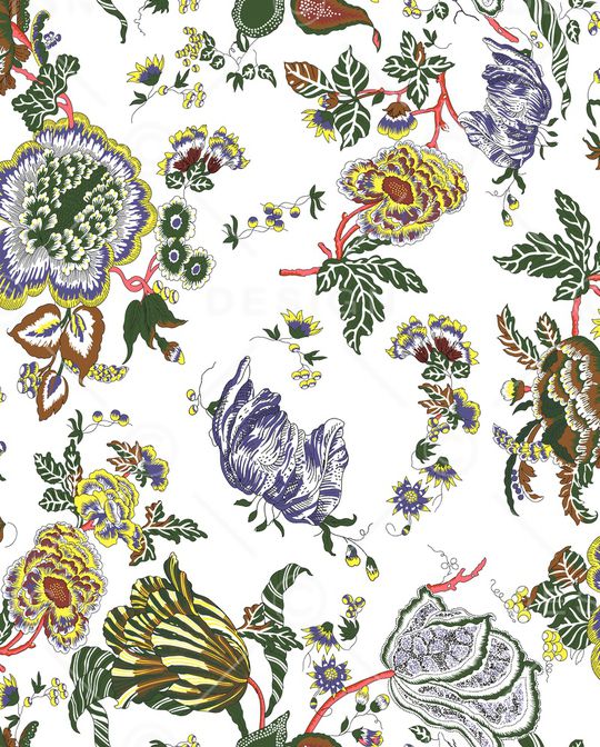 复古印花华亿平台图片