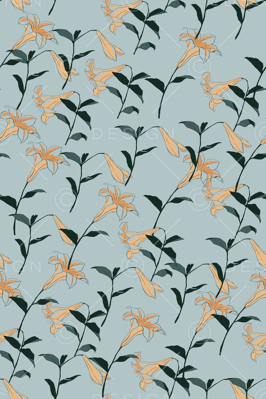 蓝色印花华亿平台图片