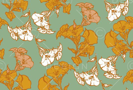 茉莉花印花华亿平台图片