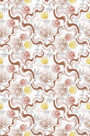 风格化花卉印花华亿平台图片