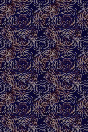 风格化花卉印花华亿平台图片