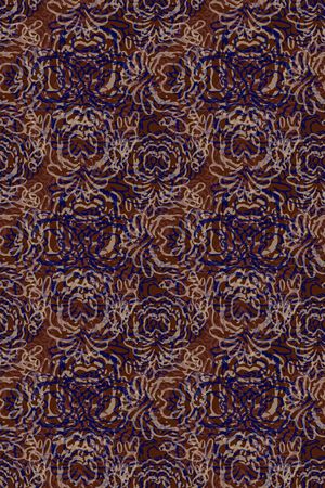 风格化花卉印花华亿平台图片