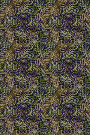 风格化花卉印花华亿平台图片