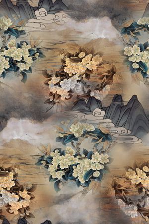 香云纱印花华亿平台图片