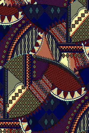 几何印花华亿平台图片