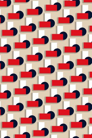 几何印花华亿平台图片