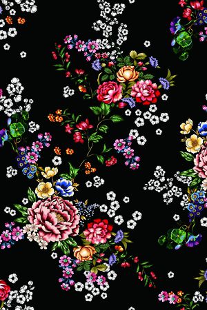 复古印花华亿平台图片