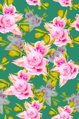 绿植树叶印花华亿平台图片