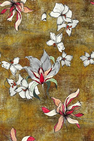 复古印花华亿平台图片