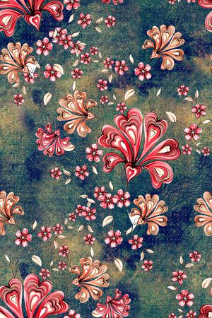 复古印花华亿平台图片