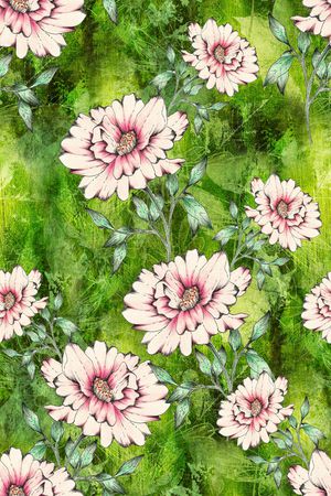 复古印花华亿平台图片