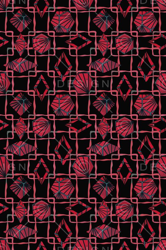 拼贴抽象印花华亿平台图片