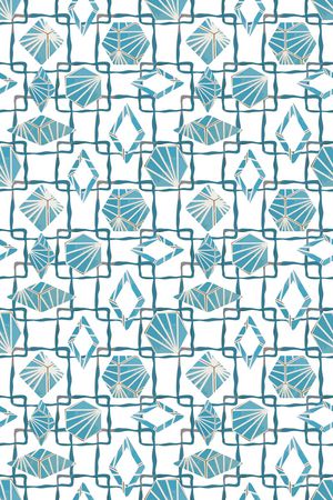 拼贴抽象印花华亿平台图片