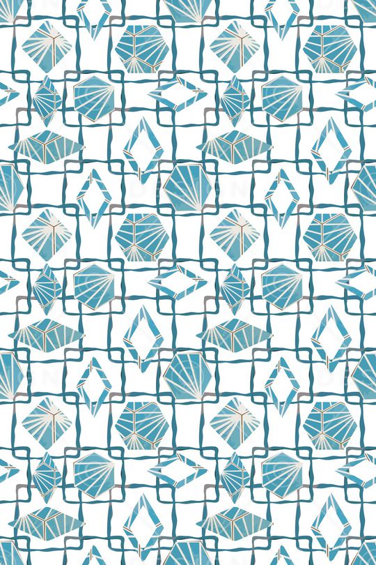 拼贴抽象印花华亿平台图片