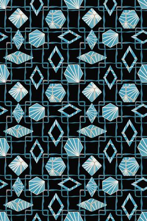 拼贴抽象印花华亿平台图片