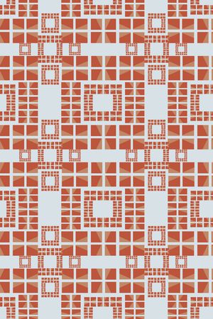 格子图案印花华亿平台图片