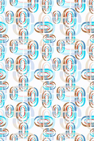 圆圈与波点印花华亿平台图片