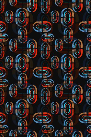 圆圈与波点印花华亿平台图片