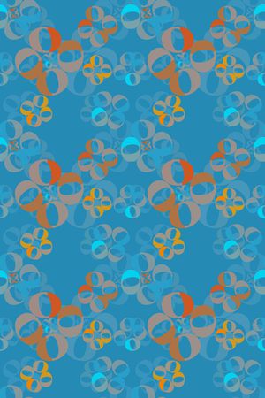 抽象花卉印花华亿平台图片