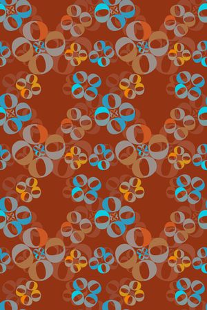 抽象花卉印花华亿平台图片