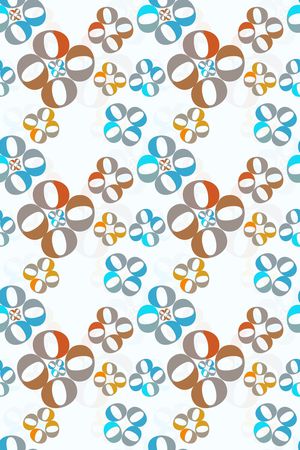 抽象花卉印花华亿平台图片