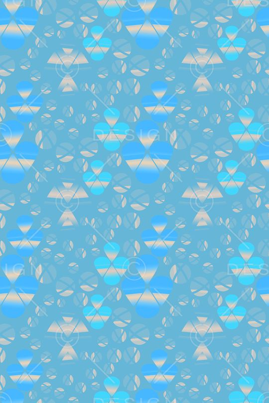 圆圈与波点印花华亿平台图片