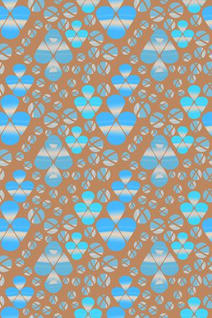 圆圈与波点印花华亿平台图片