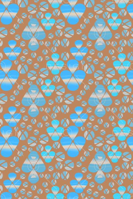 圆圈与波点印花华亿平台图片