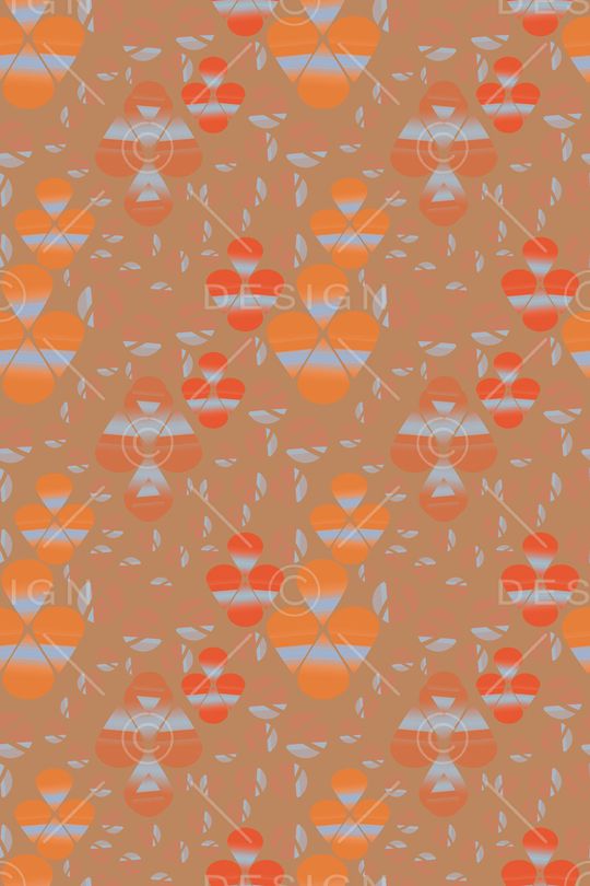 圆圈与波点印花华亿平台图片