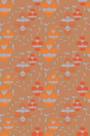 圆圈与波点印花华亿平台图片