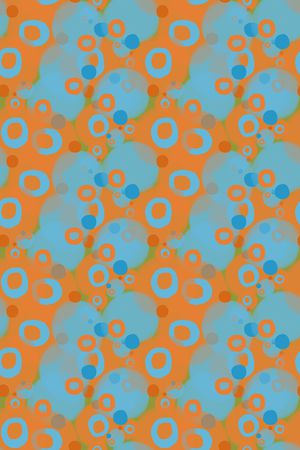 手绘线条笔触印花华亿平台图片