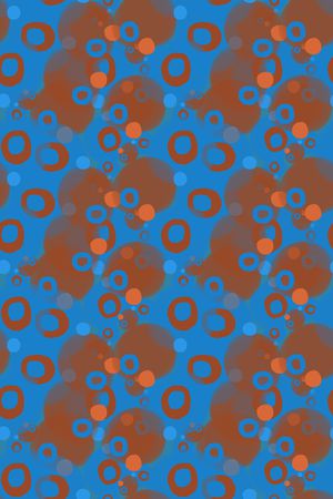 手绘线条笔触印花华亿平台图片