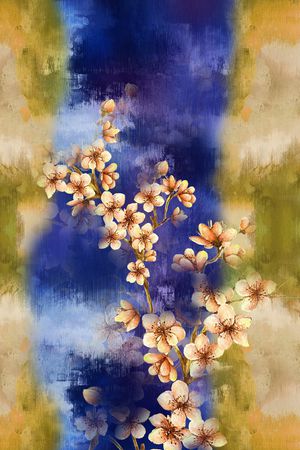 梅花印花华亿平台图片