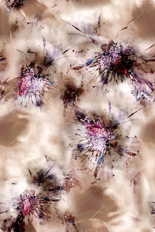 真丝印花华亿平台图片