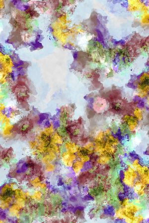 水彩印花华亿平台图片