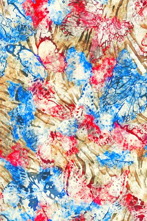 水彩印花华亿平台图片